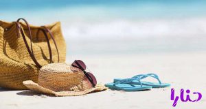 beach bag preparing tan 300x160 - مراقبت پوست هنگام آفتاب گرفتن: